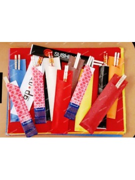 Porta Bacchette Sushi di Carta Personalizzate Lusso con Logo