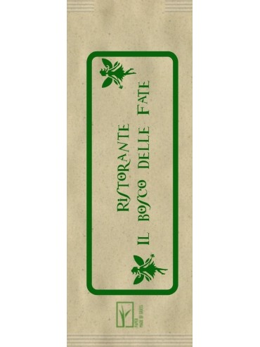 Portaposate di design in carta erba per un packaging unico e personalizzato. Ideale per un branding distintivo