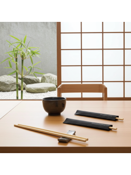 Busta Porta Bacchette Sushi Su Tavolo Ristorante Giapponese