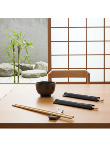 Busta Porta Bacchette Sushi Su Tavolo Ristorante Giapponese