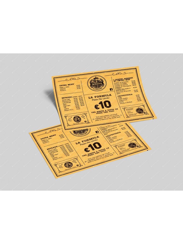 Tovaglietta eco-friendly in carta paglia personalizzata con logo – per hotel e boutique restaurant Tovaglietta eco-friendly in carta paglia personalizzata con logo – per hotel e boutique restaurant